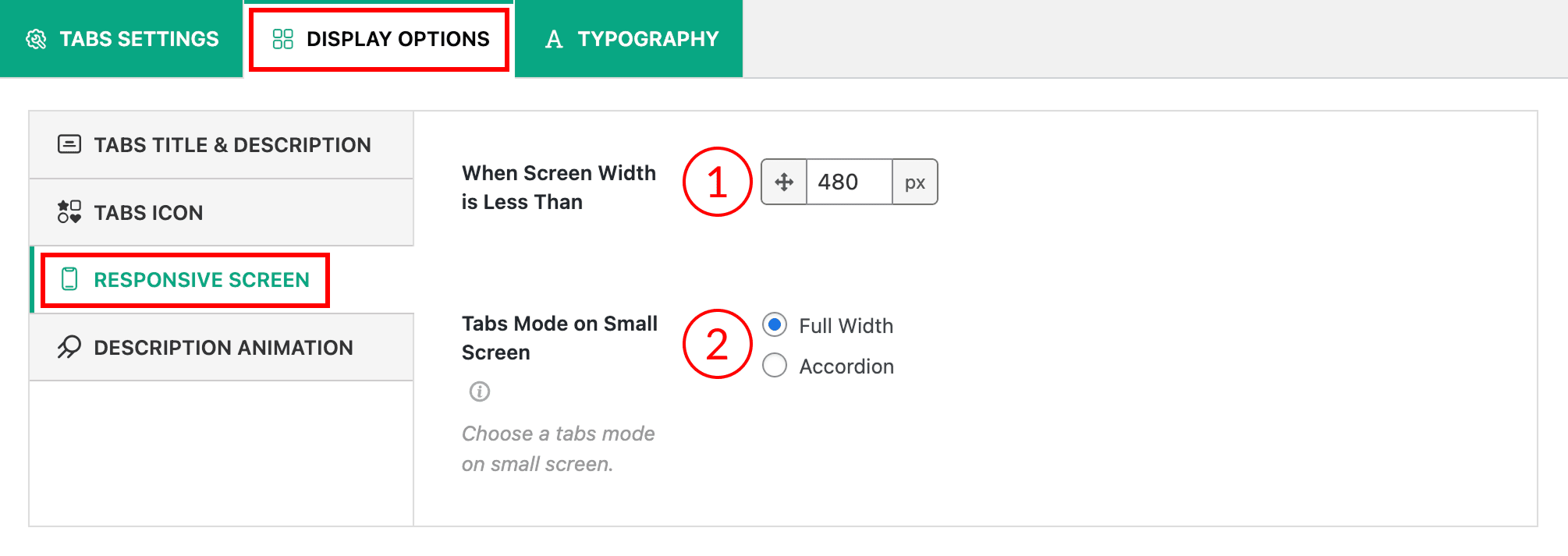 Responsive Screen – Smart Tabs Docs