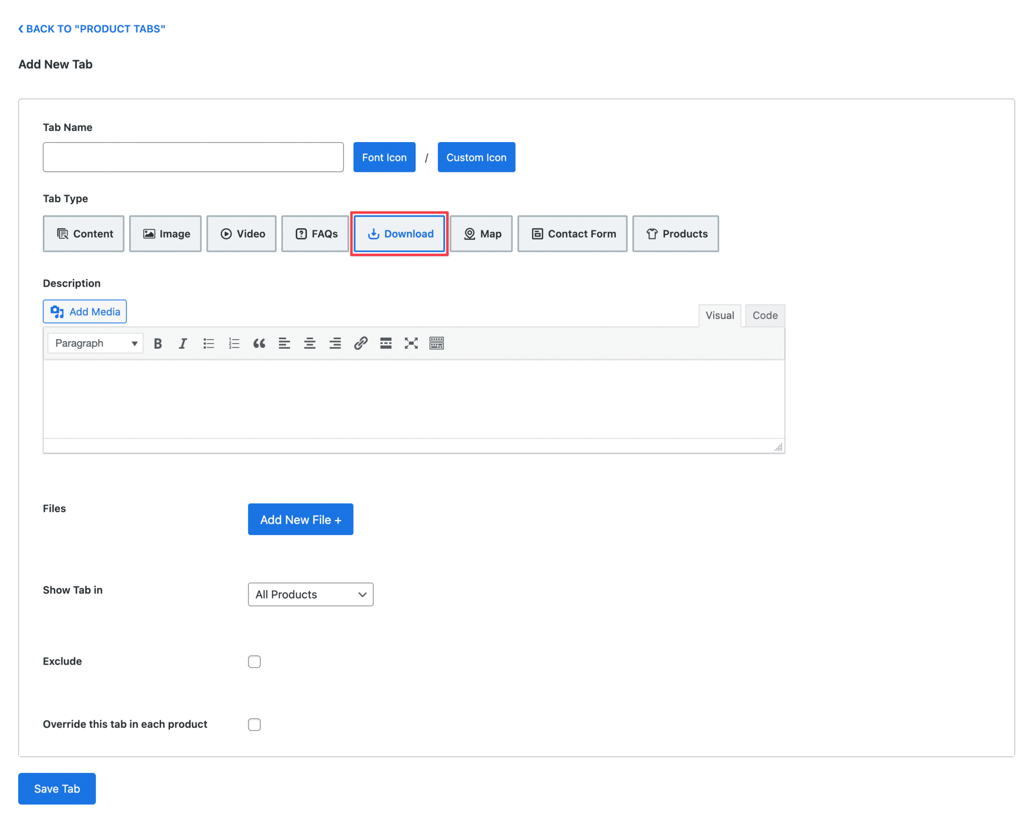Download Tab – Smart Tabs Docs