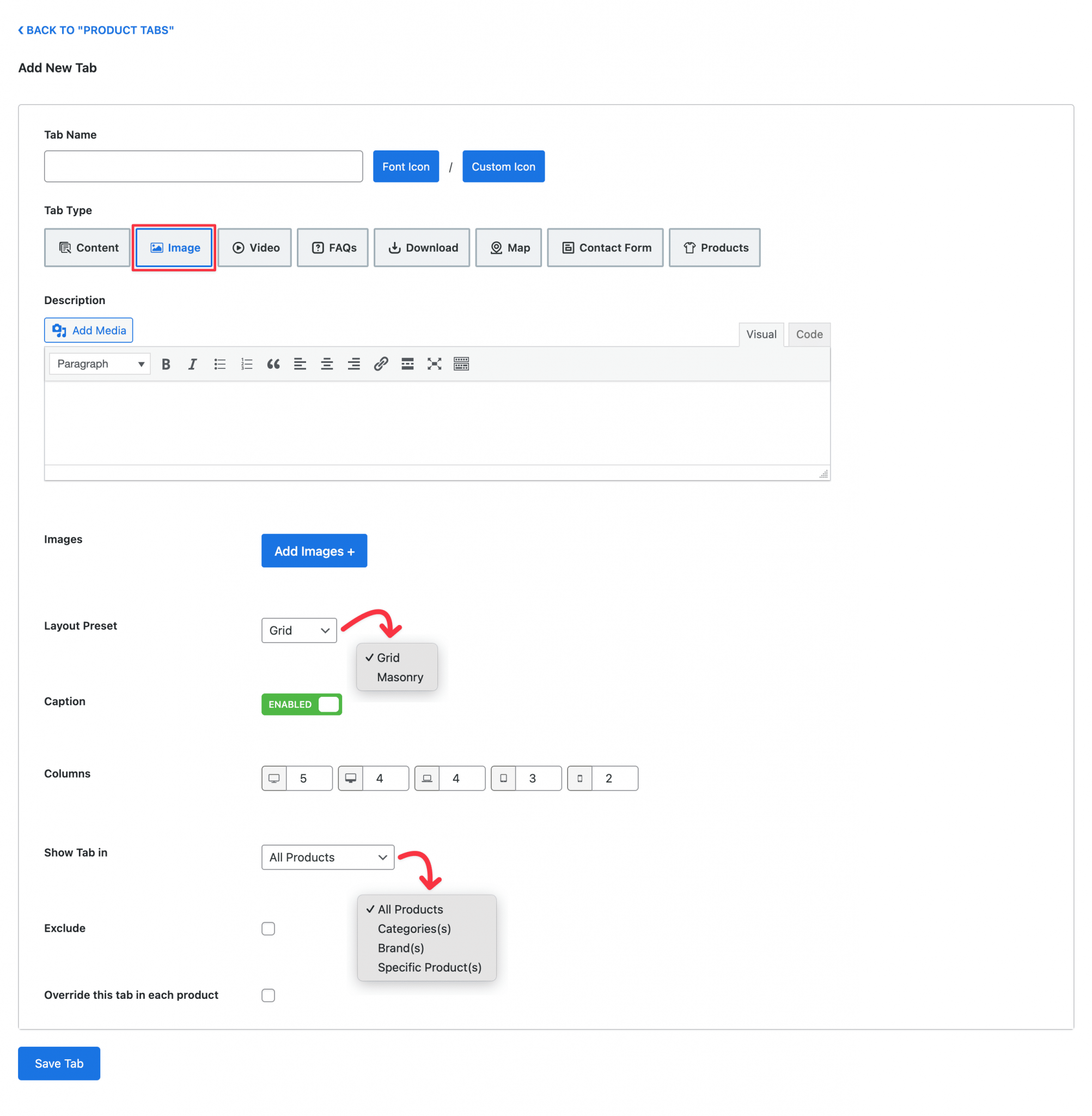 Image Tab – Smart Tabs Docs