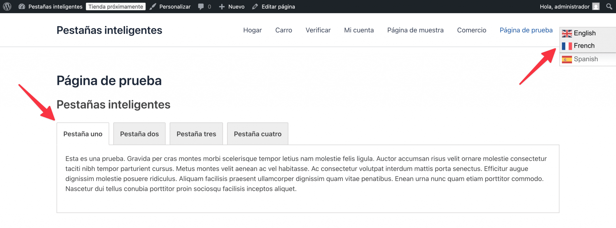 Using GTranslate – Smart Tabs Docs