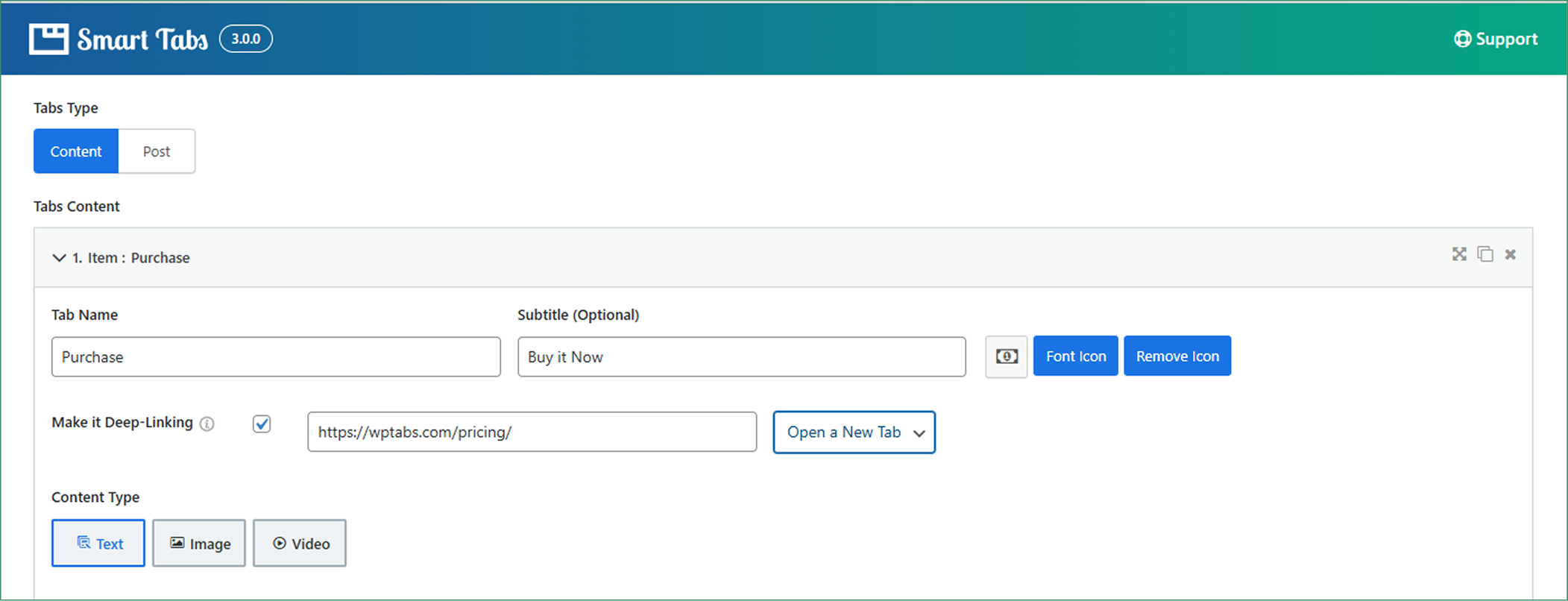 Smart Tabs Tab Deep Linking