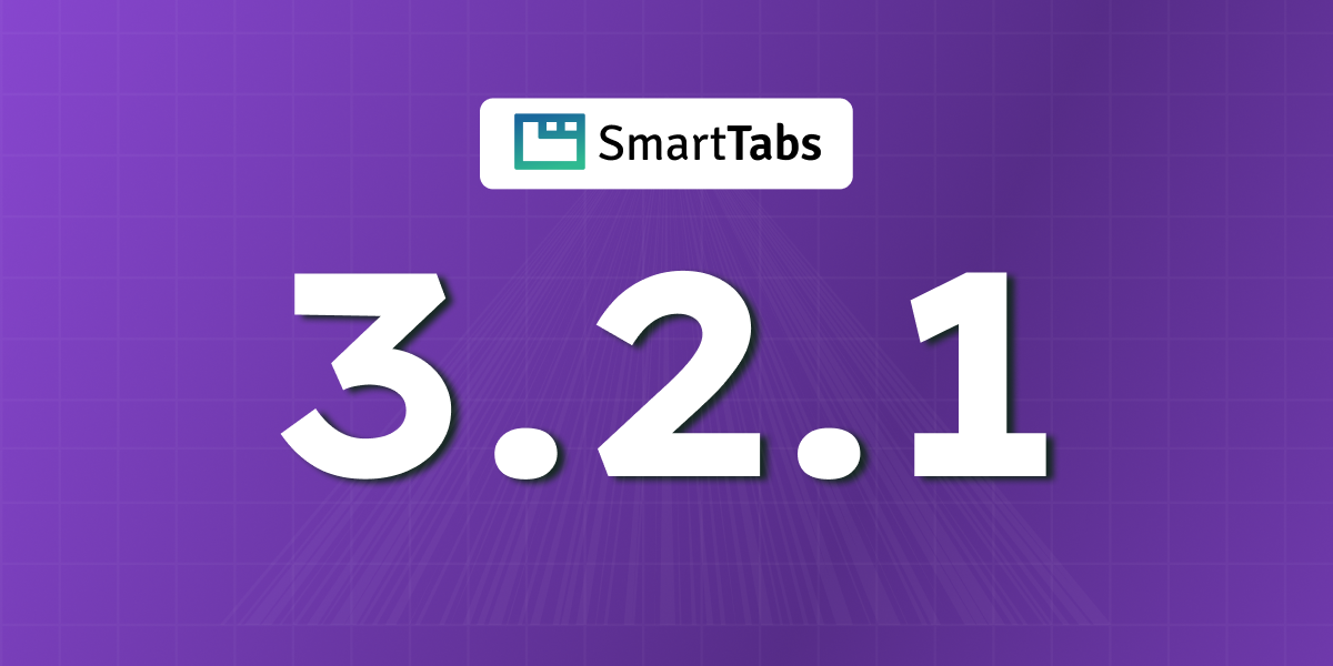 Smart Tabs 3.2.1 Released: Boost Your Store SEO with Searchable Tabs and Shareable Tab URLs
