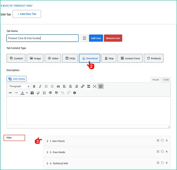 How to add downloadable file tab to WooCommerce