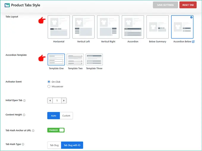 How to design shipping info tab using smart tabs