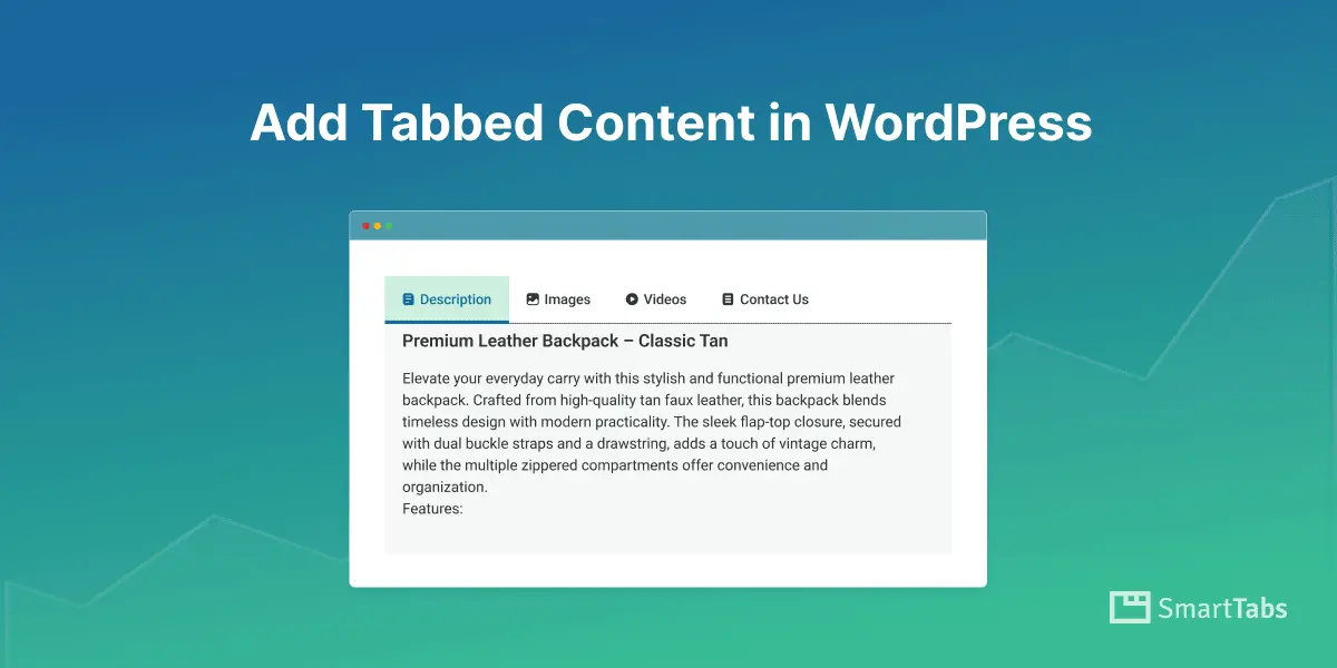 How to Add Tabbed Content in WordPress (Easy Guide)